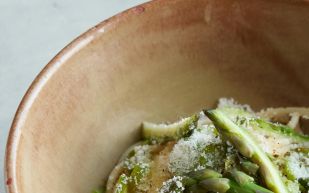 Creamy Lemon Asparagus Pasta