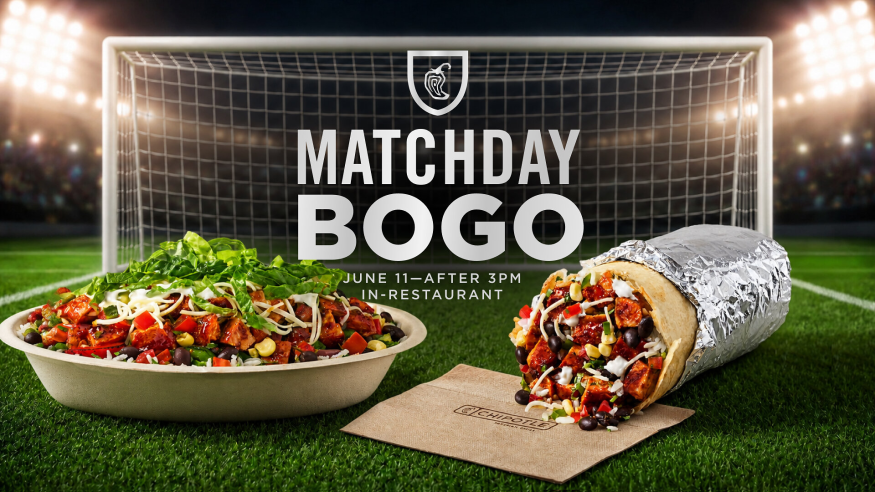 Chipotle's Matchday BOGO