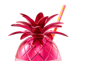 The Dunkin' x Barbie Pink Pineapple Cup
