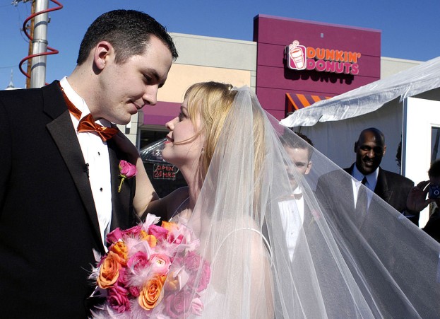 Dunkin' is Launching Wedding Merchandise alongside their Drive-Thru Weddings in an attempt to sell more than just-food
