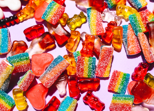 Valentine's Candy Salad