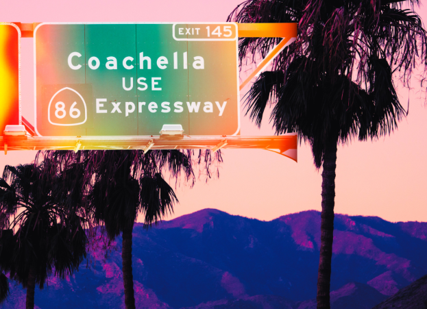 Coachella expressway sign