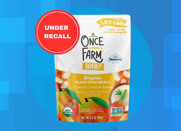 Once Upon A Farm’s organic plant-rich baby food meals in curried carrot